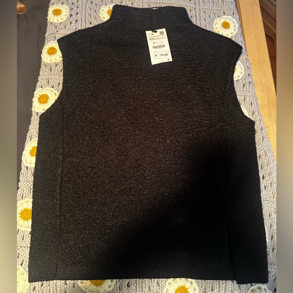 Brand New Mock Collar Vest